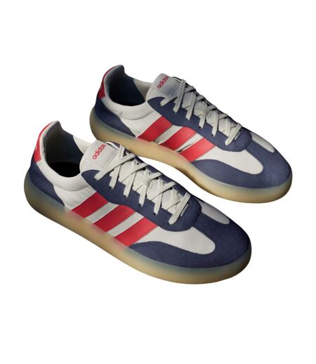 Mens Barreda Decode Suede Trainers White Red Blue Adidas