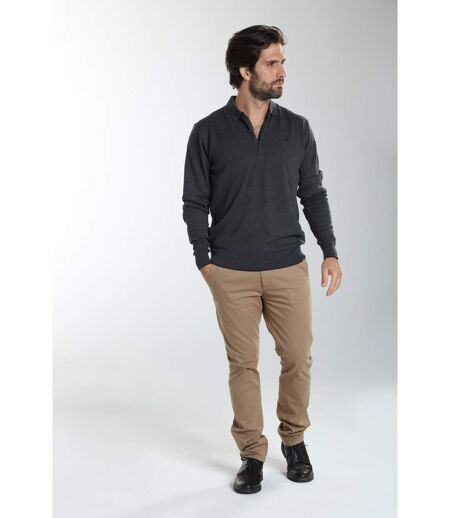 Pull col polo  en coton MARVIN