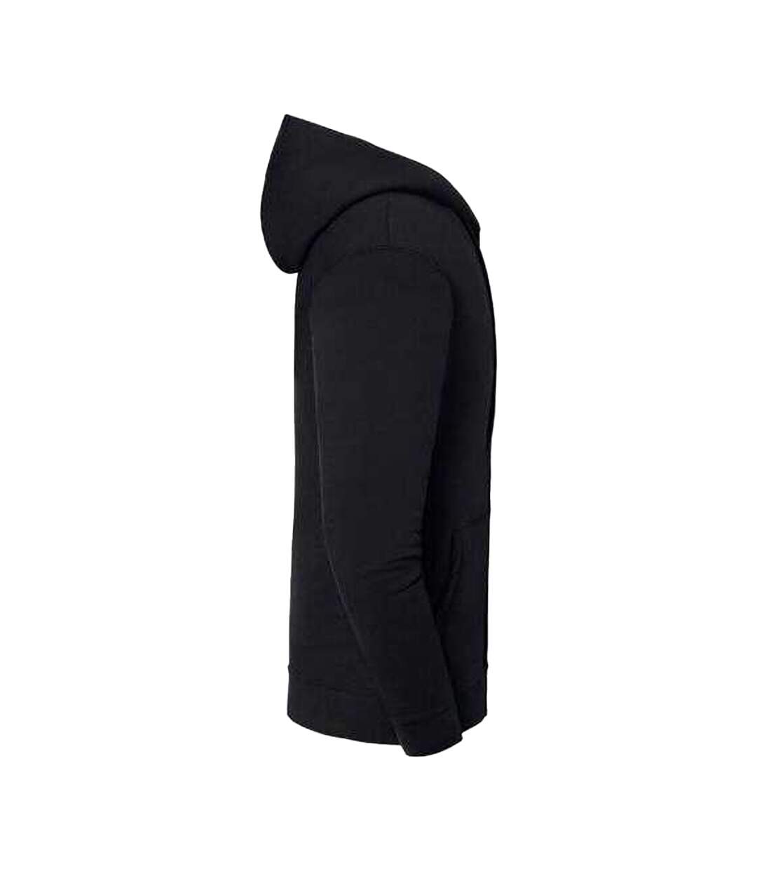 Veste Unie À Capuche Ajustable Iconic Premium Adulte Noir Fruit Of The Loom-4