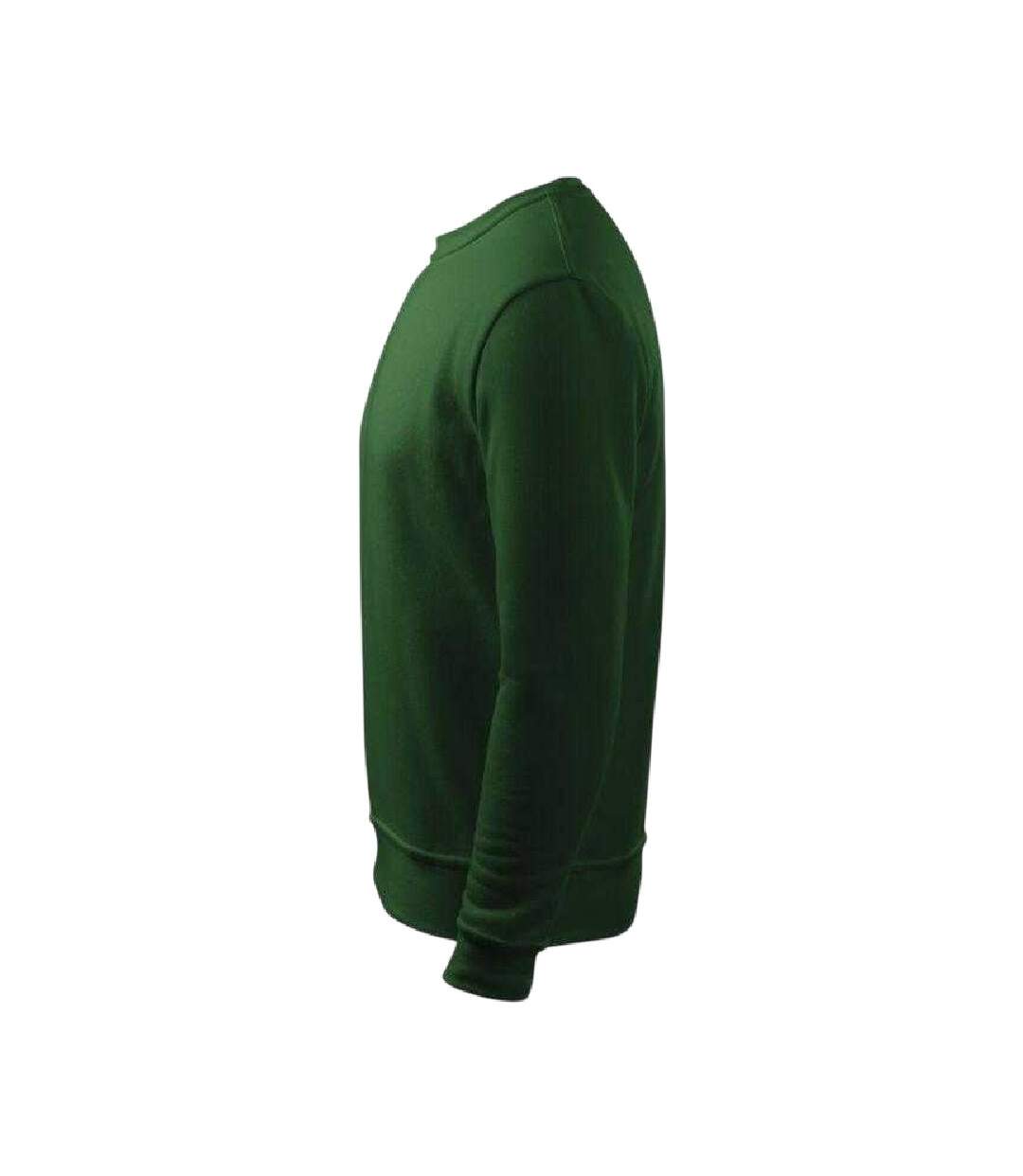 Mens Essential Cotton Long-sleeved Sweatshirt Green Malfini-3
