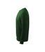 Mens Essential Cotton Long-sleeved Sweatshirt Green Malfini-3