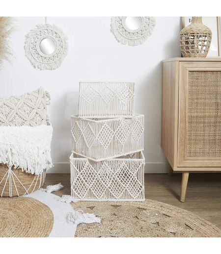 Lot de 3 boites de rangement collection GIGOGNE