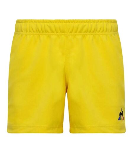 Short de sport jaune homme le coq sportif n°1
