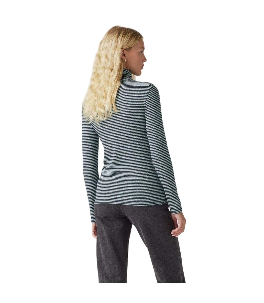 Haut Manches Longues Femme Bleu Marine Foncé Levis-3