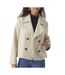 Veste beige femme vero moda vincemia-1