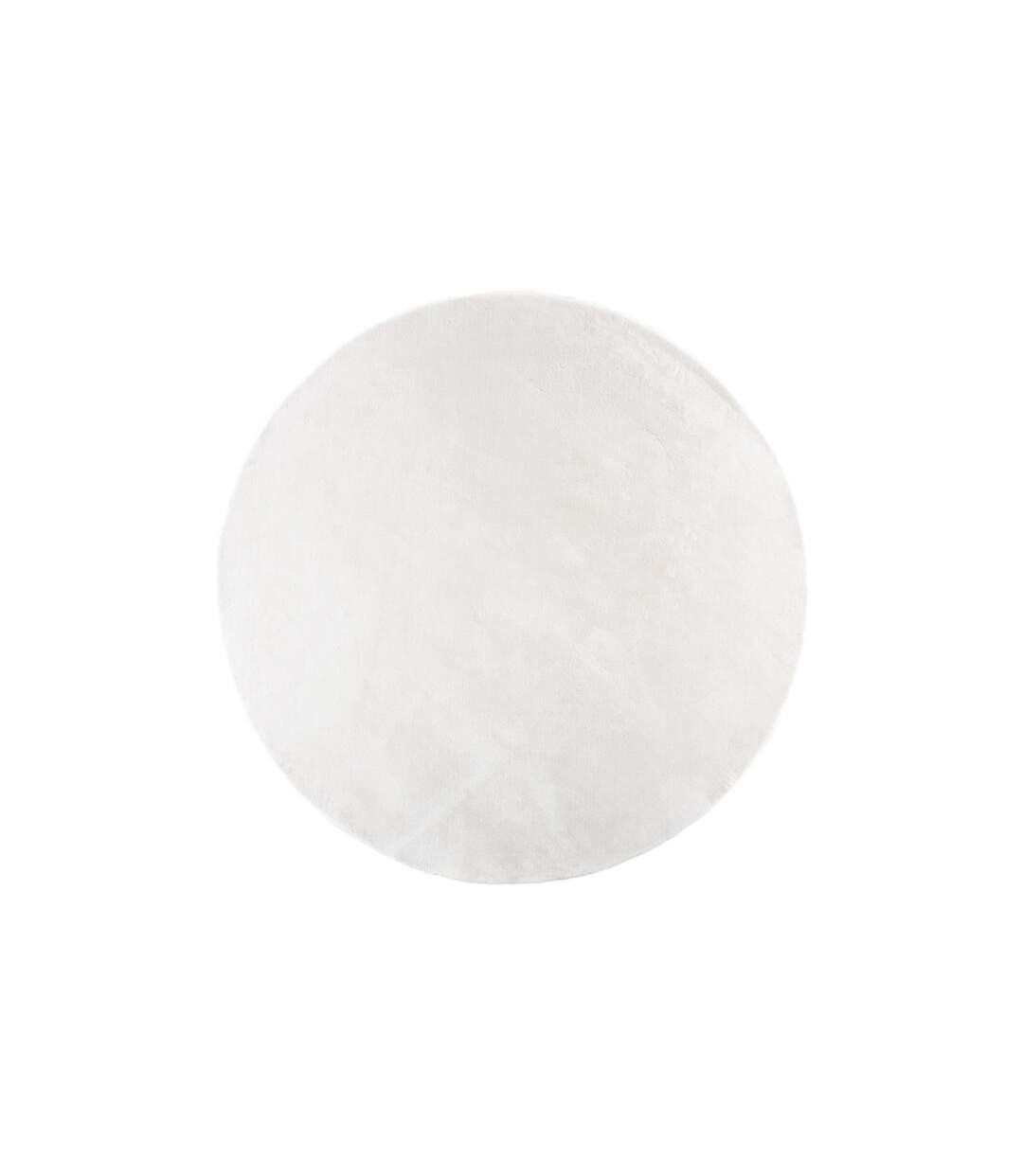 Tapis Déco Rond Nixie 200cm Blanc-1