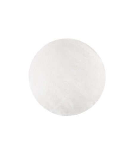 Tapis Déco Rond Nixie 200cm Blanc