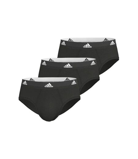 ADIDAS Lot de 3 Slips Homme Coton ACTIVE FLEX3 Noir