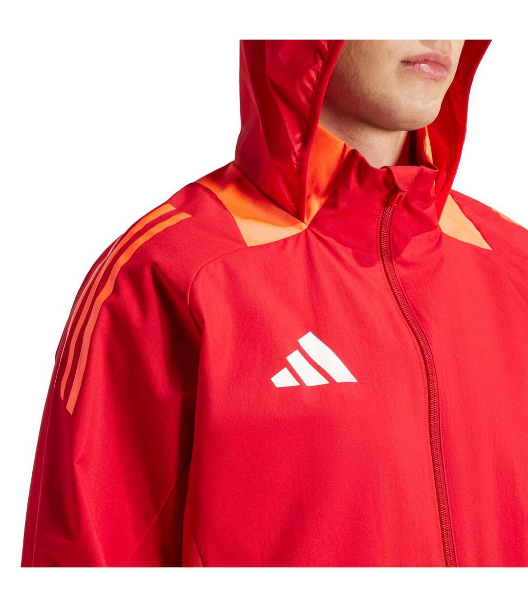 Veste Tous Les Temps Tiro Competition Homme Rouge Adidas-4