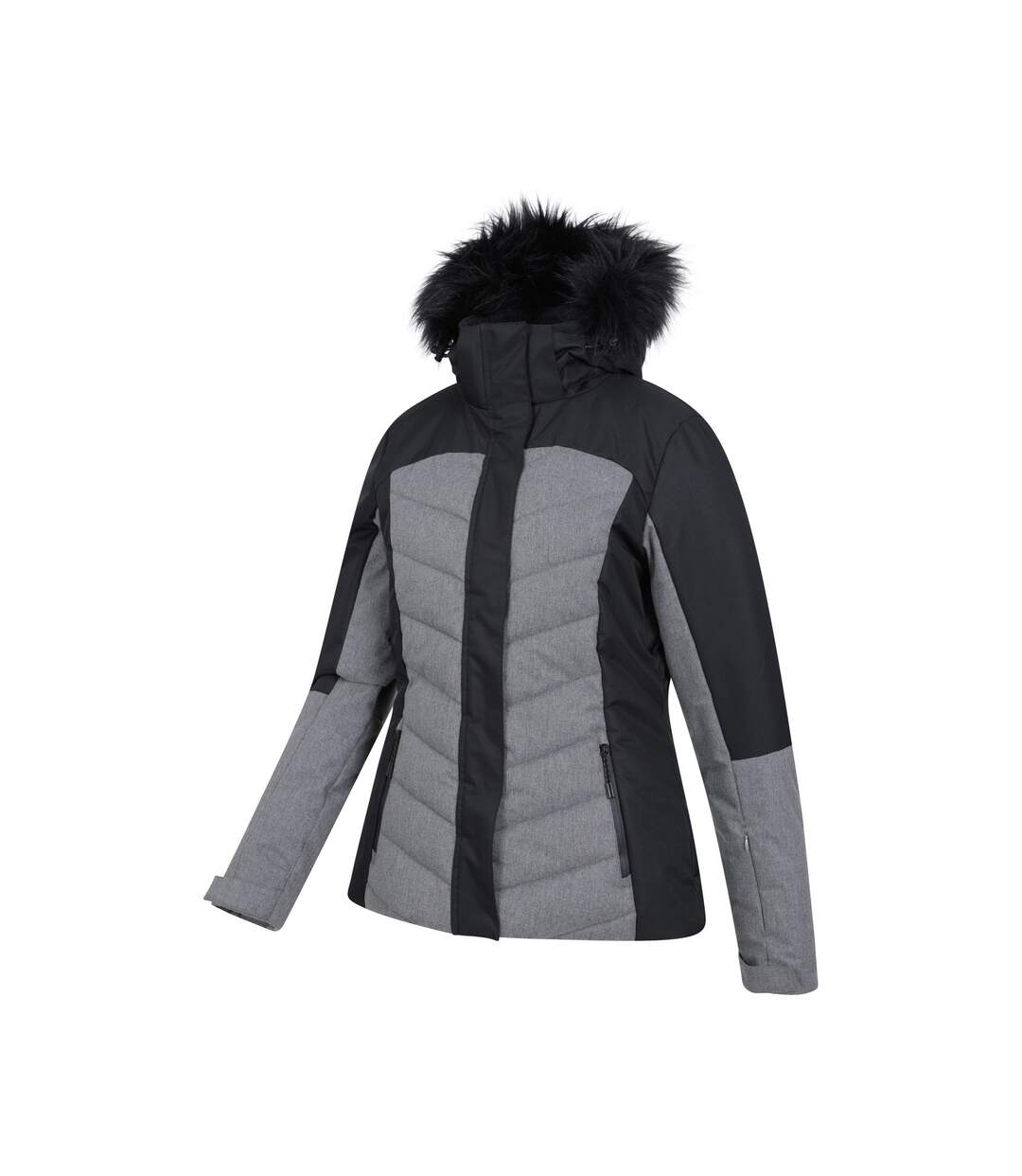 Blouson De Ski Pyrenees Femme Noir Mountain Warehouse-4