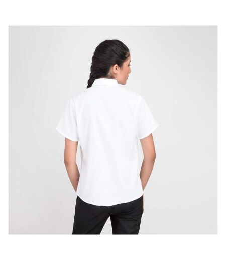 Collection Chemisier À Manches Courtes Sans Repassage Femme Blanc Russell