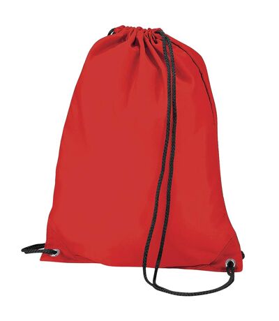 BagBase Budget - Sac de gym résistant à l'eau avec cordon de serrage (11 litres) (Rouge) (Taille unique) - UTBC2538