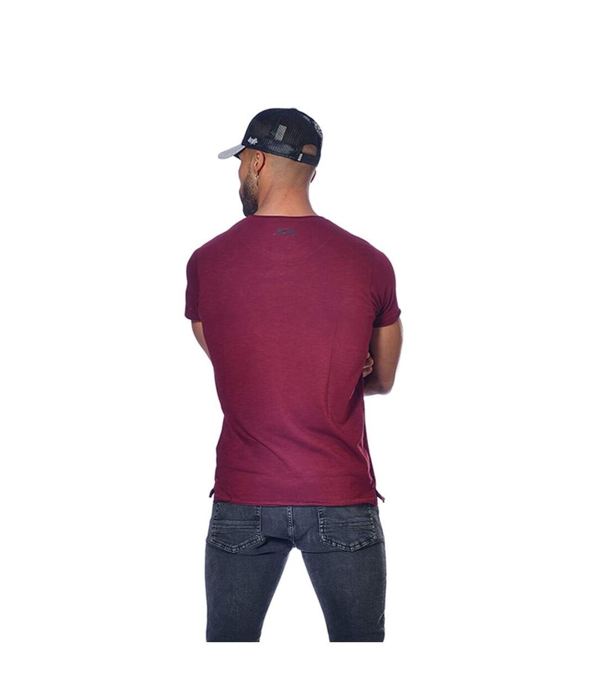 Tee Shirt Homme 100% Coton, T shirt Homme Regular, Respirant et Doux