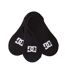 x3 paires de chaussettes noires homme dc shoes liner-1