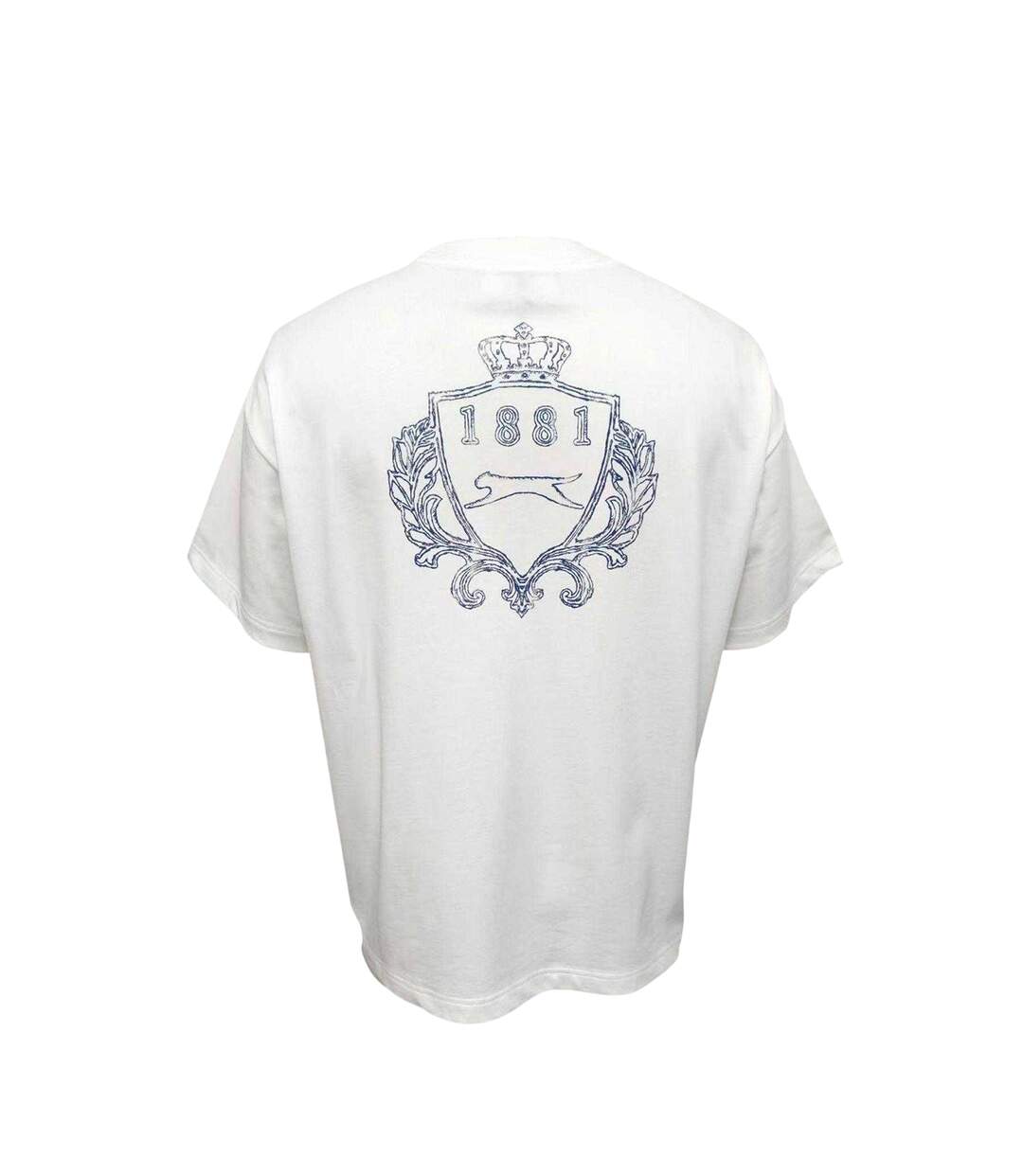 T-shirt Motif/style Emblème Off-court Homme Blanc Slazenger-3