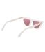 Lunettes De Soleil Motif/style Œil De Chat Off Jasper Taille Unique Gris Bordeaux Off White-2