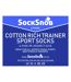 SOCK SNOB 6 Pk Mens Cotton / Trainer Socks