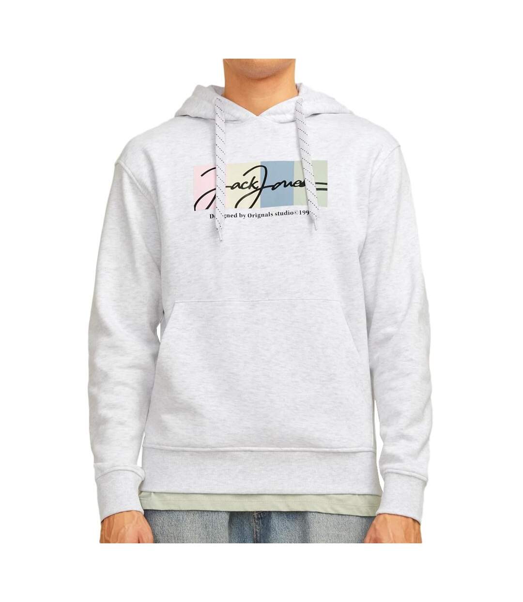 Sweat gris homme jack & jones block - s-1