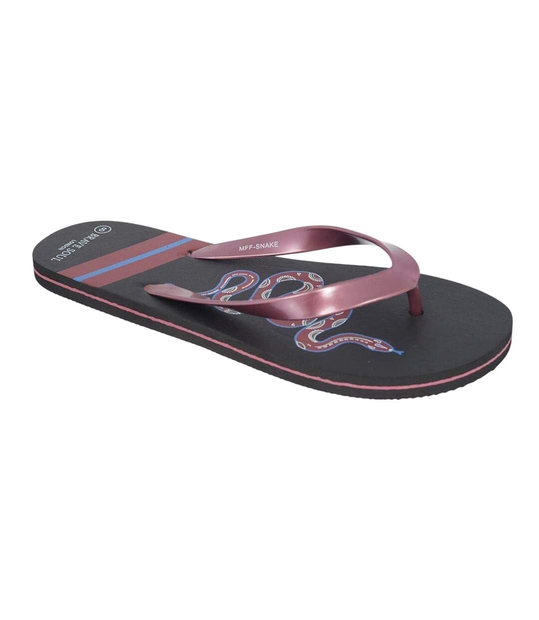 Tongs Homme Noir Brave Soul-1