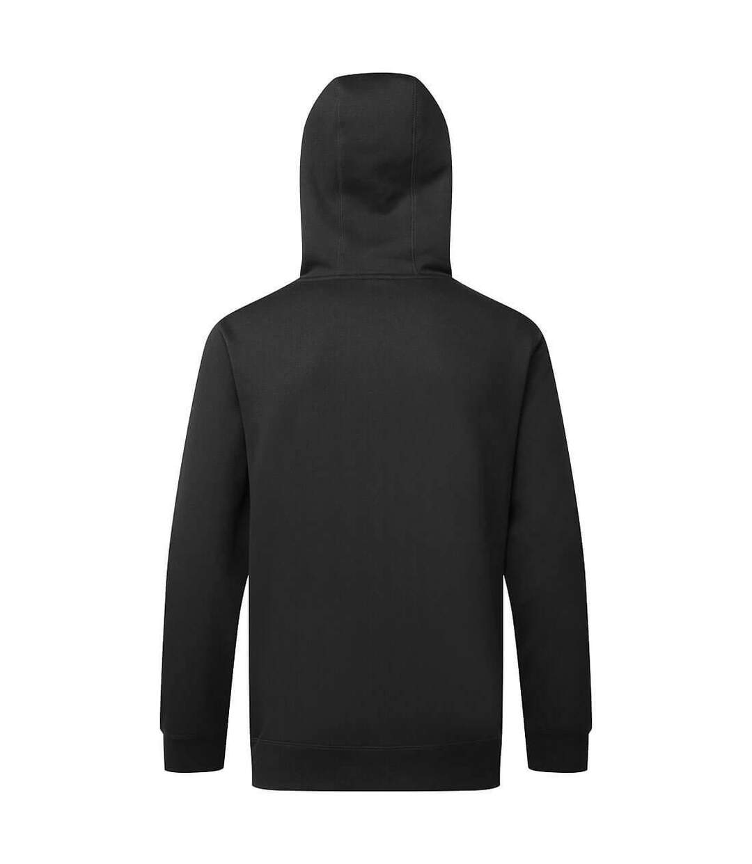 Unisex adult full zip hoodie black Portwest-3