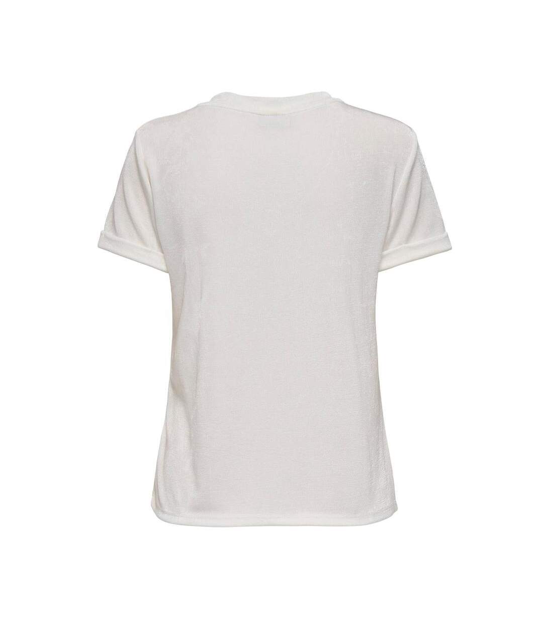 T-Shirt ecru femme jdy pensa - l-2