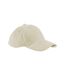 Casquette de baseball adulte beige gris Beechfield-1