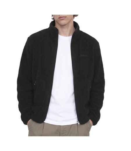Veste polaire sherpa noire homme jack & jones teddy