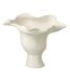 Vase Irrégulier en Céramique Helix 31cm Blanc-1