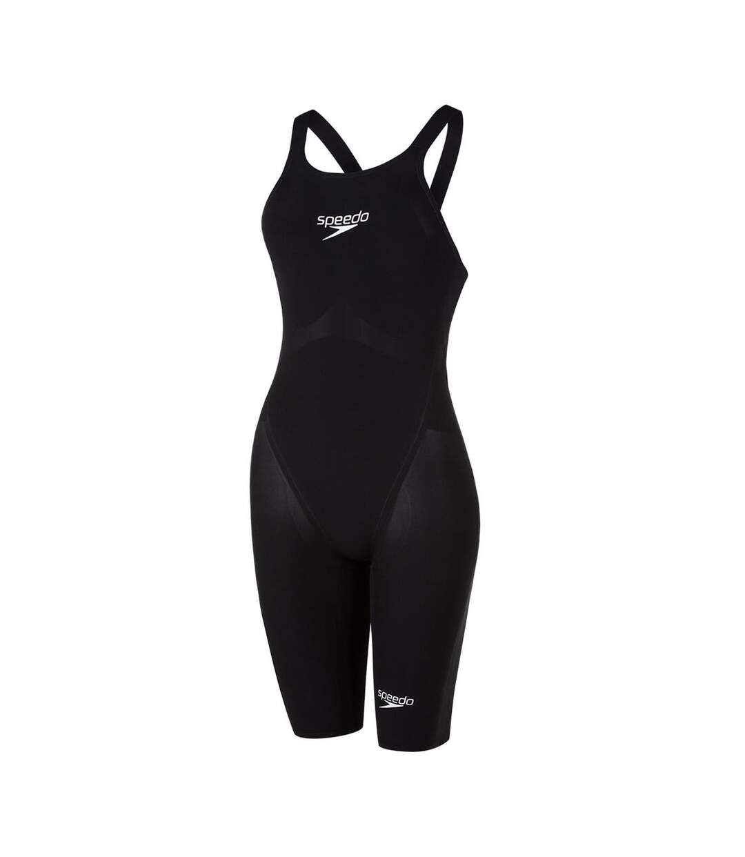 Maillot De Bain Shorty Long Motif/style Texturé Femme Noir Speedo-1