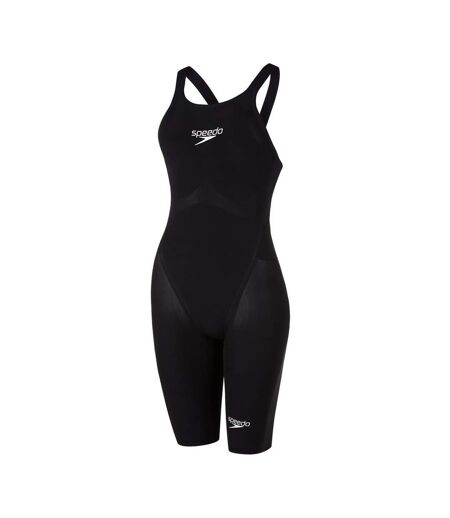 Maillot De Bain Shorty Long Motif/style Texturé Femme Noir Speedo