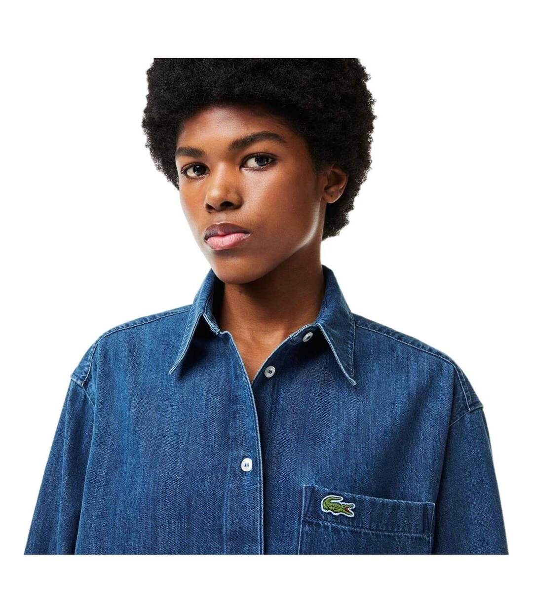 Chemise Femme Bleu Moyen Lacoste-4