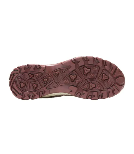 Womens/ladies Vendeavour Walking Shoes Mocha Dark Cherry Regatta