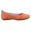Womens/ladies Janessa Suede Slip On Pumps Orange Hush Puppies-2