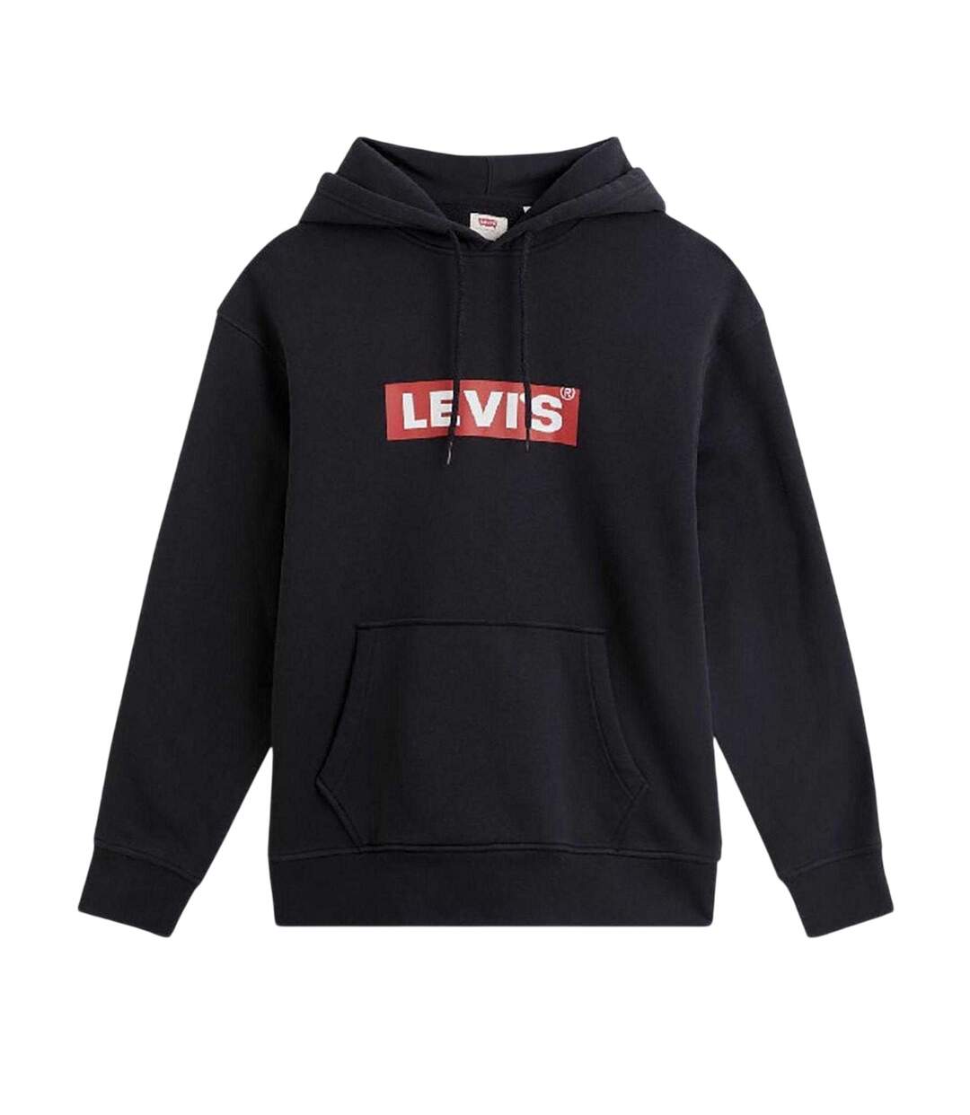 Sweat À Capuche Motif/style Graphique Homme Noir Levis-2