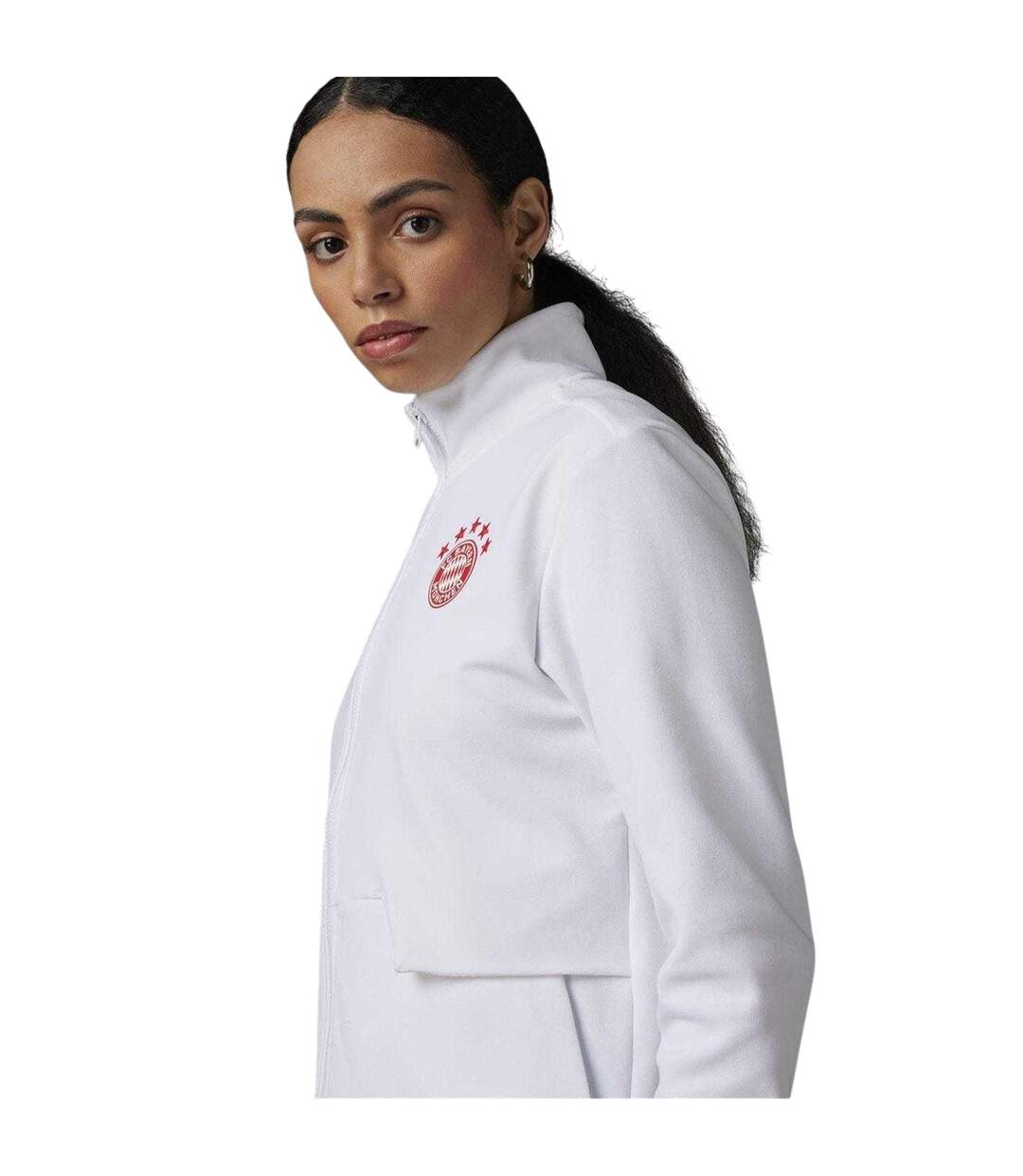 Veste Anthem Motif/style Fc Bayern Munich Femme Blanc Adidas-4