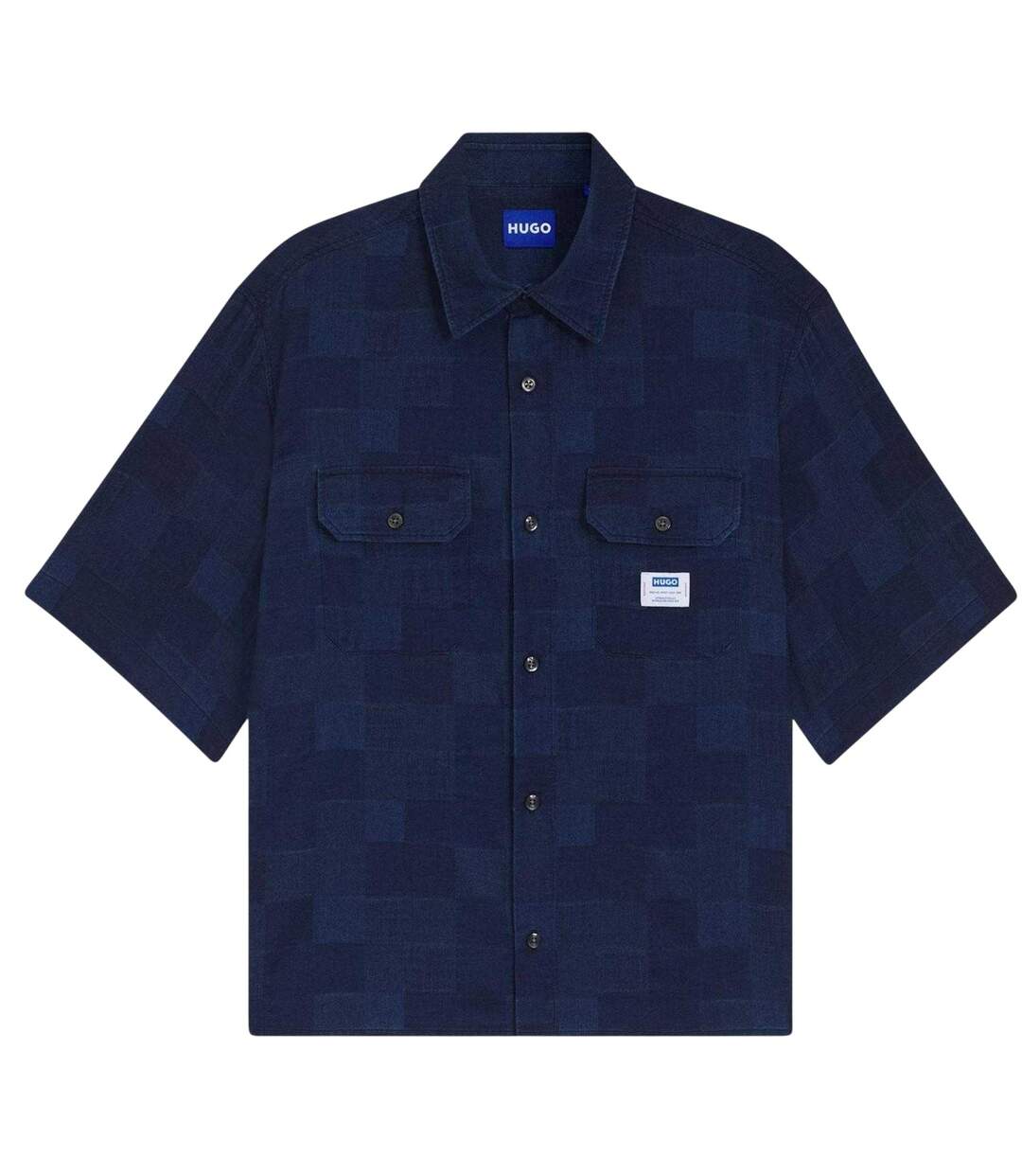 Chemise Ekyno Homme Bleu Hugo-2