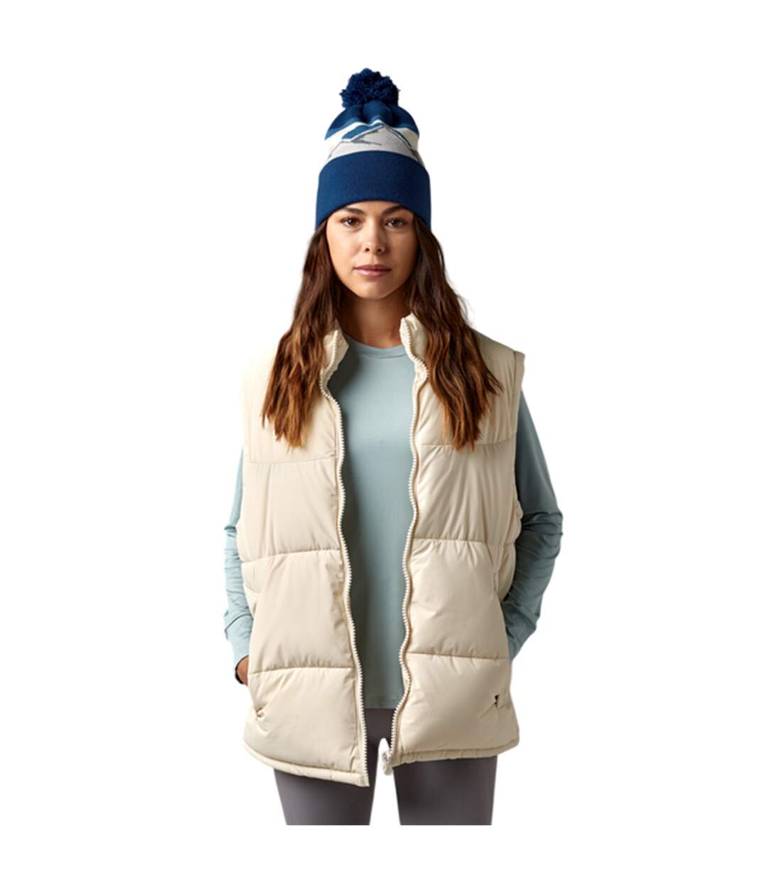 Bonnet Mountain Peaks Gris Bleu Beechfield-1