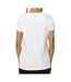 T-Shirt blanc/noir femme von dutch lec-2