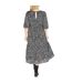 Robe Mi-longue Femme Femme Noir Imprimé Select-3
