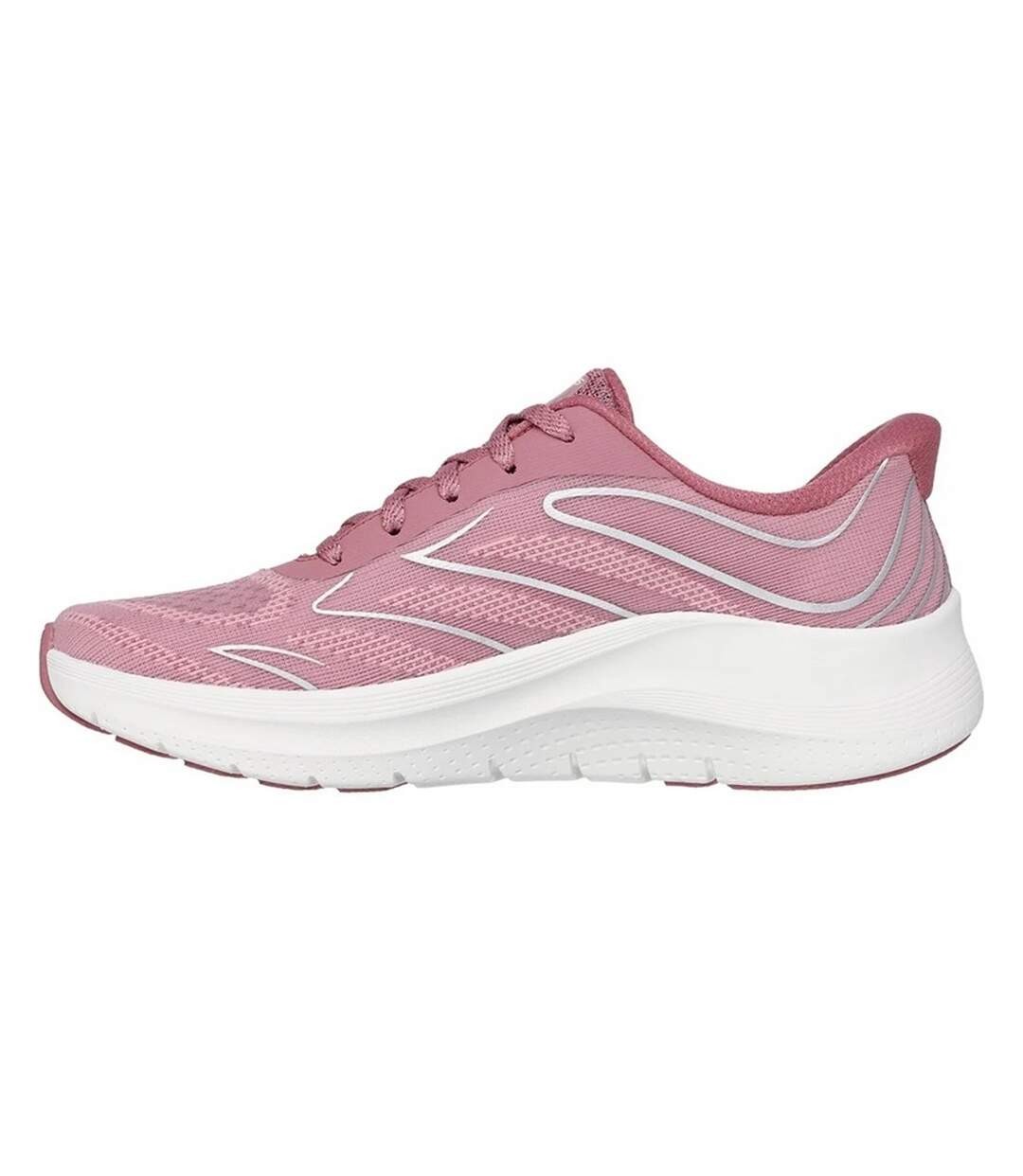Womens/ladies Arch Fit 2.0 Trainers Dark Mauve Skechers-2