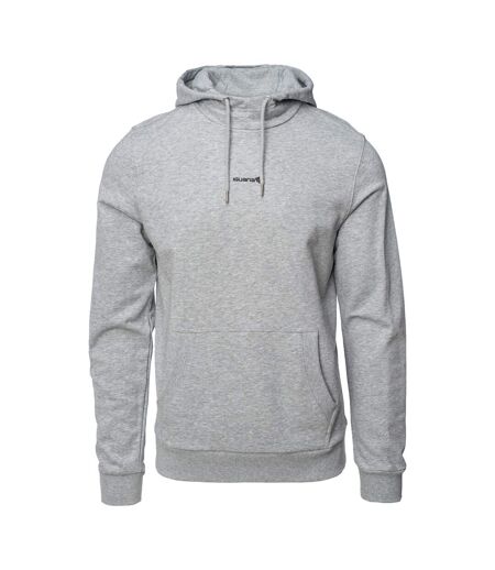 Sweat À Capuche Style Logo Iben Homme Gris Clair Chiné Iguana