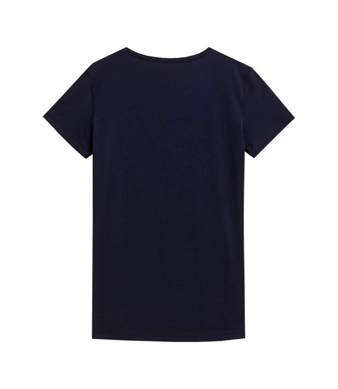 T-shirt H4l22 Tsdf352 Femme Bleu Marine 4F-2