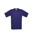 B&C  - T-shirt à col rond EXACT 190 - Homme (Bleu roi) - UTBC125