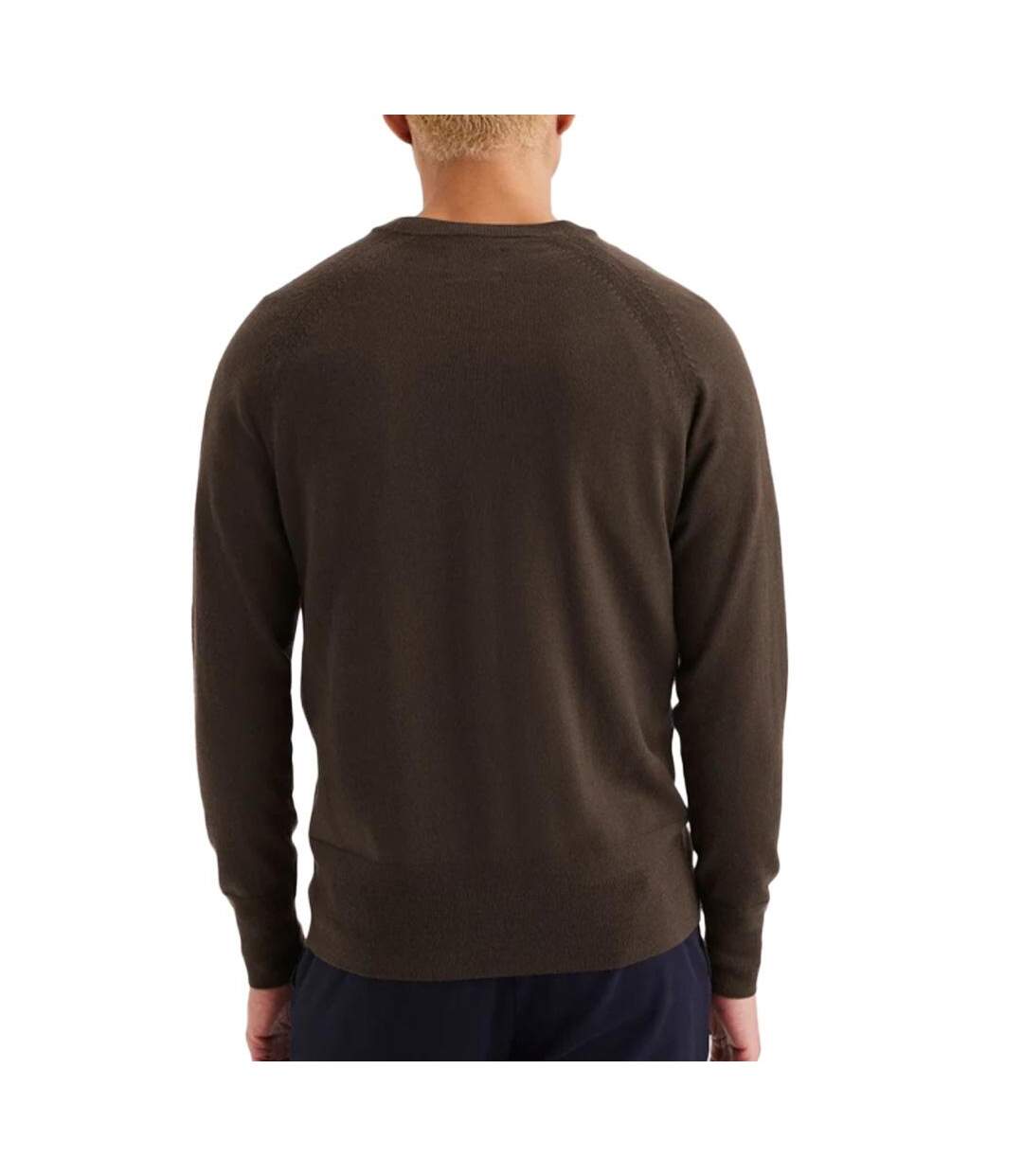 Pull marron homme dockers core crew-2
