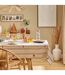 Nappe Brodée Océania 150x250cm Beige-4