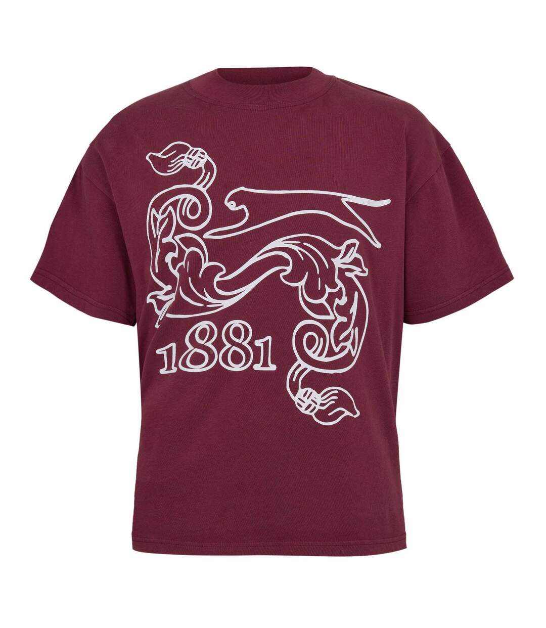 T-shirt Motif/style Imprimé Graphique Court Homme Bordeaux Slazenger-2