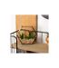 Terrarium Hexagonal en Verre Pia 20cm Noir-3