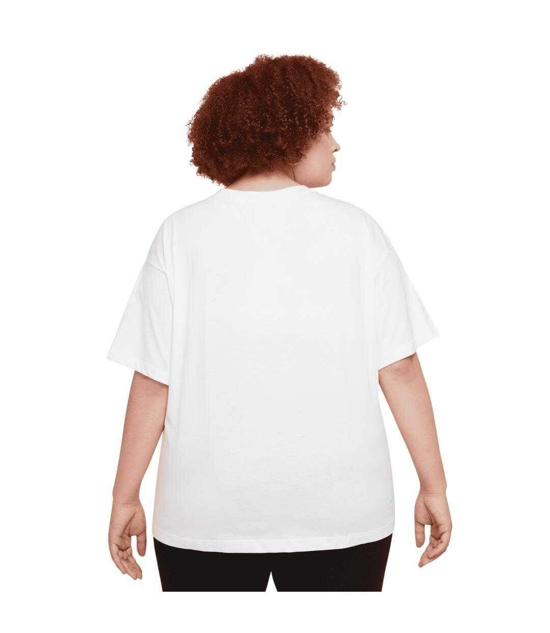 T-shirt Motif/style Petit Logo Femme Blanc Nike-3