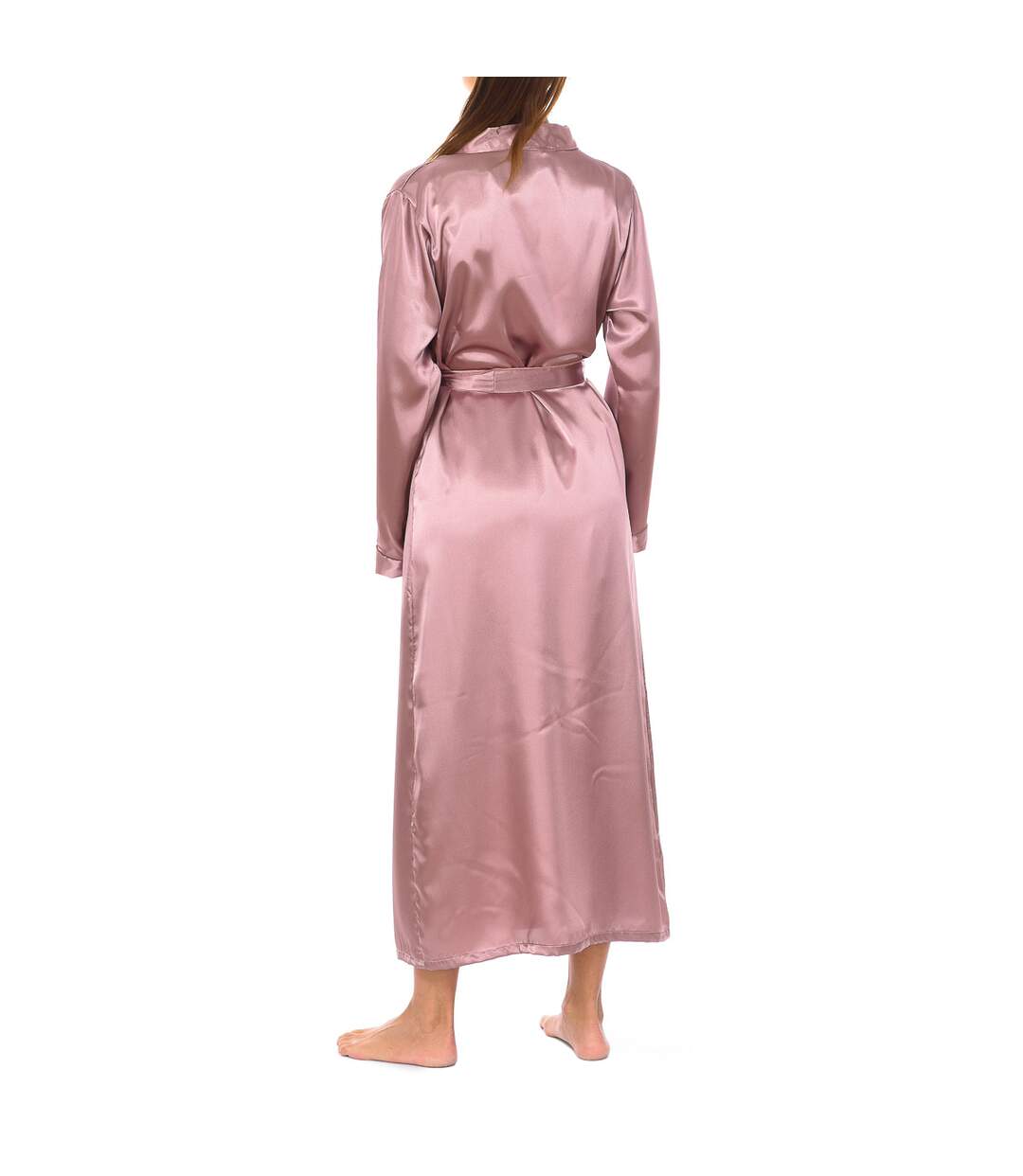 Cross 3/4 sleeve robe with drawstring closure 2116 woman-3