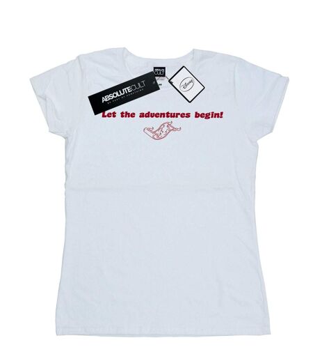 Disney - T-shirt ALADDIN LET THE ADVENTURES BEGIN - Femme (Blanc) - UTBI15605